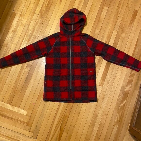 Woolrich Hooded Shirt Jacket - Picture 1 of 8